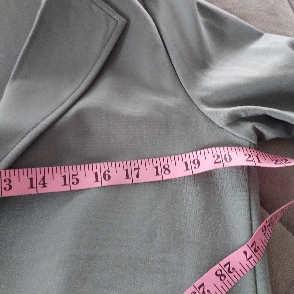 Athleta Eastbound Sage Green Open Front Blazer 10 - Picture 9 of 12